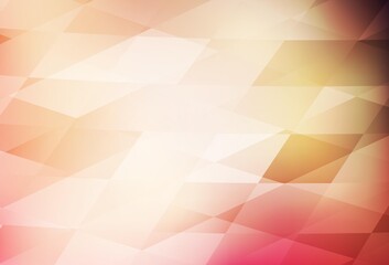 Light Pink, Yellow vector backdrop with rhombus.