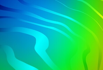 Light Blue, Green vector texture with wry lines.