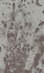 Vector background with the texture of the old wall. Stains of different sizes, scratches, abrasions. Wallpaper. Interior. Retro style. Minimalism. Gray and brown