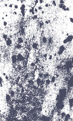 Vector background with the texture of the old wall. Stains of different sizes, scratches, abrasions. Wallpaper. Interior. Retro style. Minimalism. White and blue