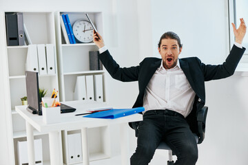 manager emotions work office desk technology
