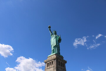 Fototapeta na wymiar Statue of Liberty 3/4 front