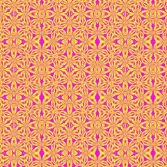 Ornate Seamless Pattern Abstract Art