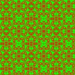 Ornate Seamless Pattern Abstract Art