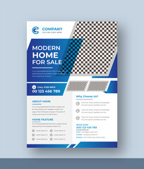 Real Estate Home For Sale Flyer Template