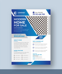 Real Estate Home For Sale Flyer Template