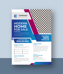 Real Estate Home For Sale Flyer Template