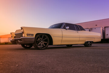 Late 1960's Cadillac two door, slammed and ready