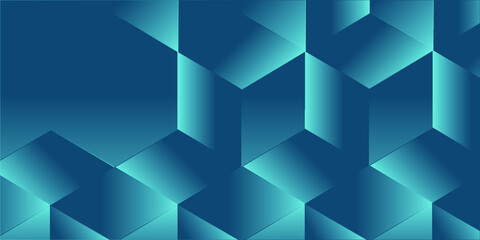 Fototapeta premium Abstract Blue Background With Triangles
