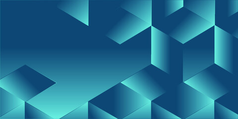 Fototapeta premium Abstract Blue Background With Triangles