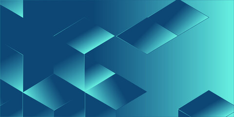 Obraz premium Abstract Blue Background With Triangles
