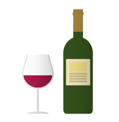 ワインのアイコンイラスト