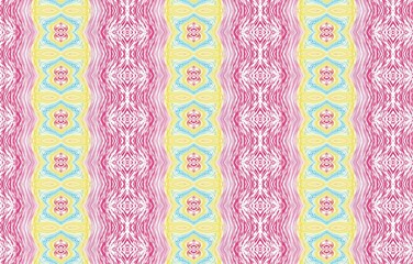 colorful artistic pattern for textile, ceramic tiles and backgrounds. Abstract modern. Flat background with simple geometric shapes. Minimalistic design for cards, banners, packages, wallpapers and we