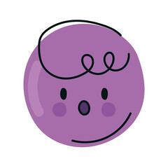 surprised face illustration