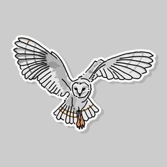 Fototapeta premium owl cartoon design