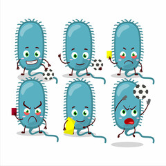 Minacovirus cartoon character working as a Football referee