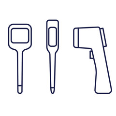 体温計のイラスト