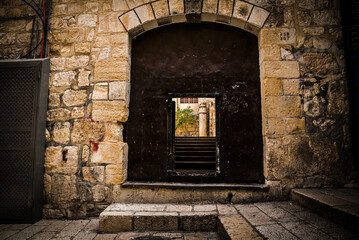 Fototapeta na wymiar Photo in Old City Jerusalem (Israel) 