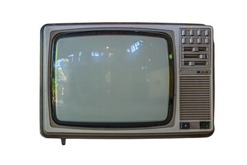 Television isolated on white background