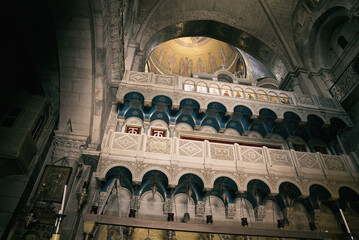 Photo at the Church of the Holy Sepulchre in Old City Jerusalem in Israel 