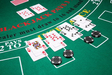 Double down Blackjack hands