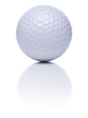 Golf Ball on white