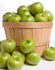 Green Apples in Basket