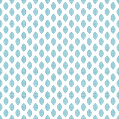 Teal Textured Geometric Seamless Pattern Design on White Background