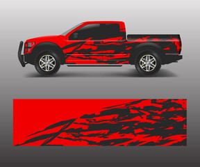 Racing background for vinyl wrap and decal for truck and vehicle Graphic vector © Saiful