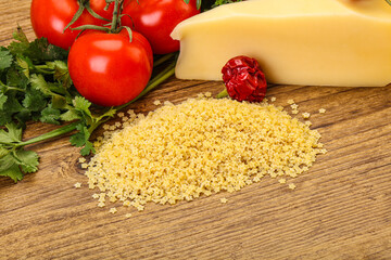 Raw Italian pasta - Stelline for cooking