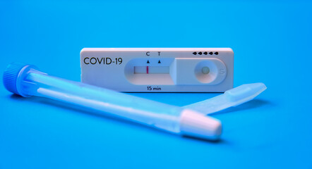 Fast and simple Self-Test the COVID-19 Antigen with negative result. he provides results in 15...