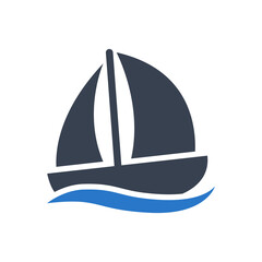 Boat icon vector graphic