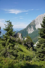 Wanderung im Wilden Kaiser zum Kleinen Törl von Süden