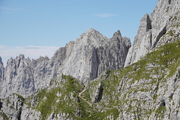 Wanderung zum Kleinen Törl im Wilden Kaiser: Letzte Meter zum Übergang