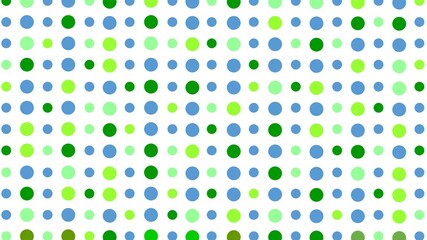 Polka dot Blue and green background