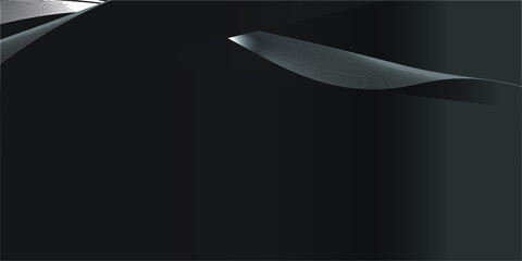 Black and White Abstract Background With Lines