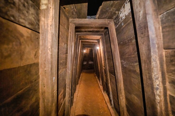 Fototapeta premium Vinh Moc tunnels in war at Quang Tri, Vietnam