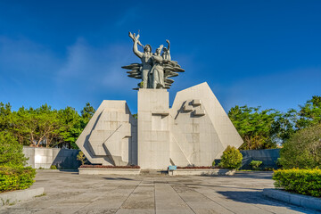Obraz premium Duong 9 or 9 road Martyrs Cemetery, Quang Tri, Vietnam