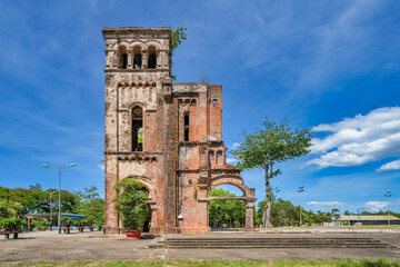 La Vang Sanctuary at Quang Tri, Vietnam. Famous area