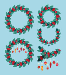 pretty christmas wreath