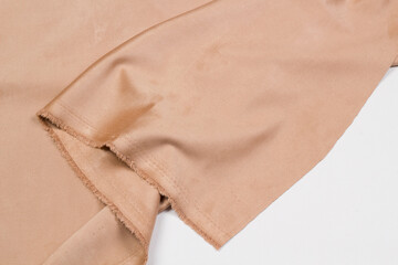 Texture of the fabric swirling in a whirlpool.  cloth background. Web article template. Long header banner format. Sale coupon. Visit card. Your information. Text space.