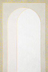 Arched doorway background. Design for cover, banner, postcards, invitation, wedding cards, etc.