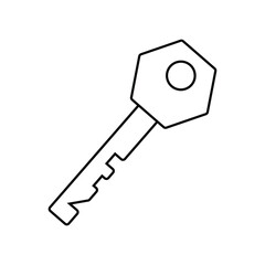 Key icon Vector. lock illustration sign. closed symbol. password logo.