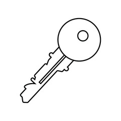 Key icon Vector. lock illustration sign. closed symbol. password logo.