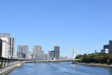 Fototapeta na wymiar Panorama of Shinagawa Ward, Tokyo, Japan