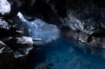 hot water in cave arch. Cave arch of game of thrones