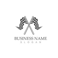 Race flag icon design