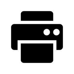 Printer icon vector. copy machine illustration sign. Fax symbol.