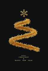 Merry Christmas. Celebrate party, Gift, Happy New Year, Web Poster, banner, cover card, layout design. 3D Rendering.