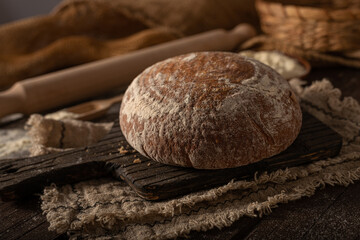 Homemade sourdough bread